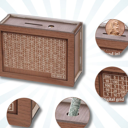 Vaultique™ ₹1 Lakh Saving Goal Money Bank