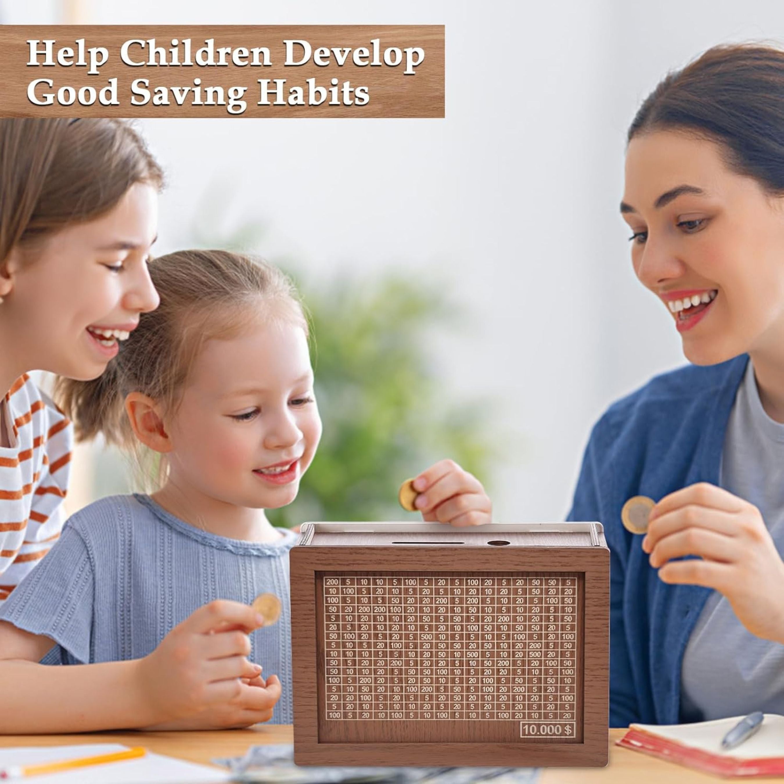 Vaultique™ ₹1 Lakh Saving Goal Money Bank