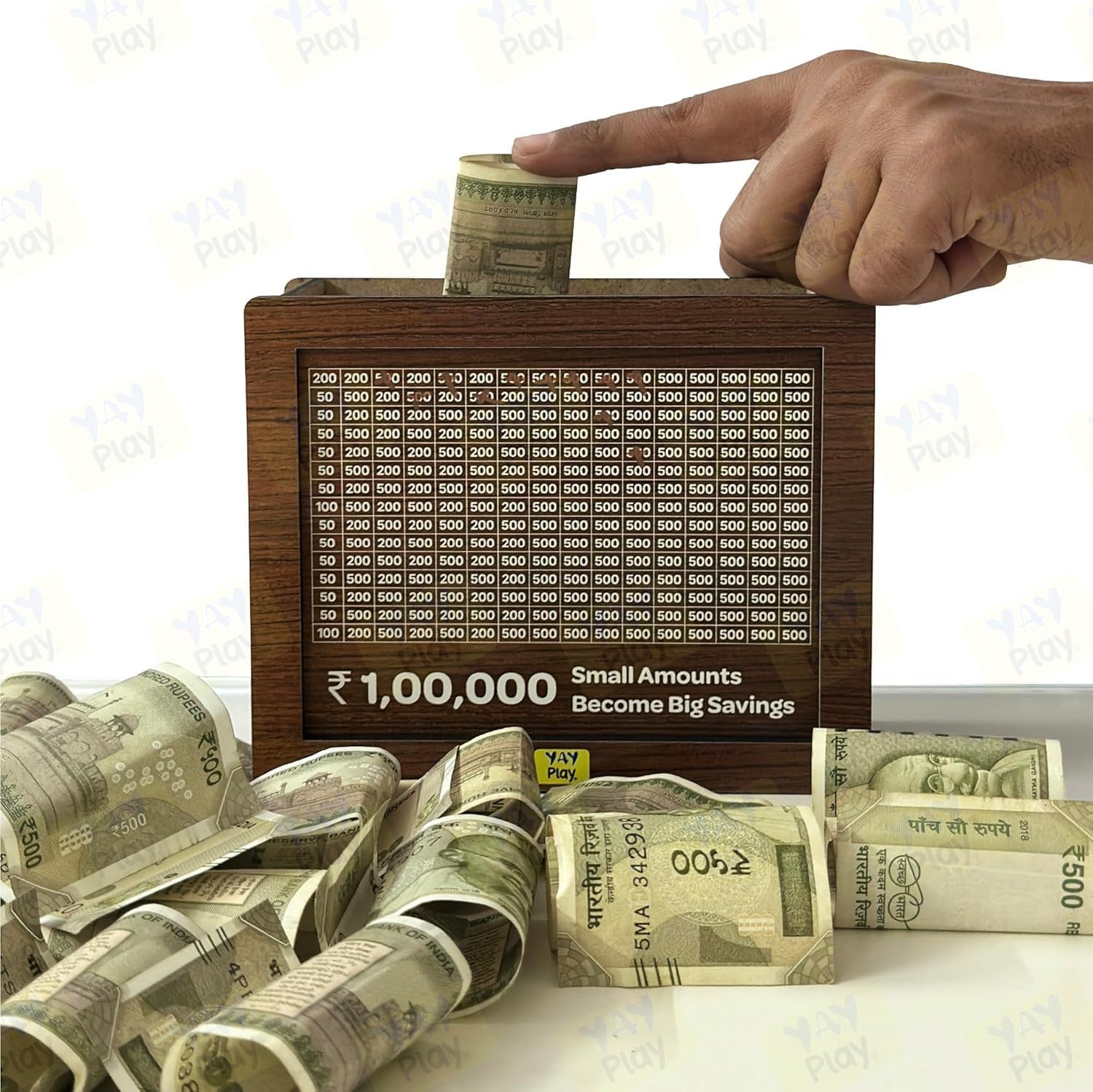 Vaultique™ ₹1 Lakh Saving Goal Money Bank