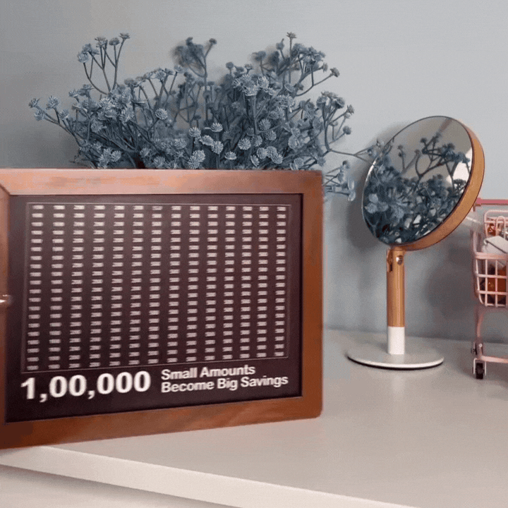 Vaultique™ ₹1 Lakh Saving Goal Money Bank