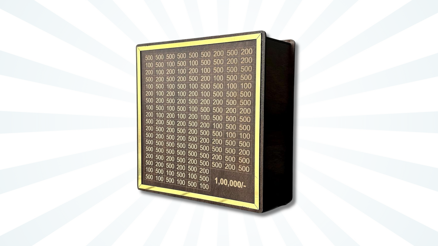 Vaultique™ ₹1 Lakh Saving Goal Money Bank